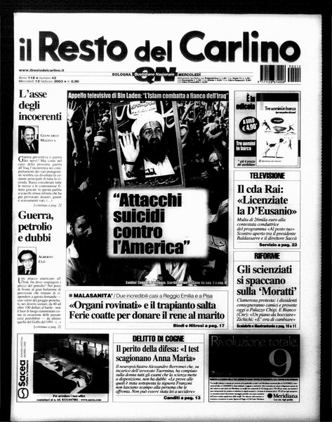 Il Resto del Carlino : giornale dell'Emilia